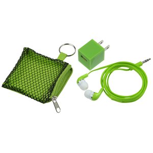 Additional Image 2 - a green bag with a ring and a power cord