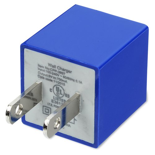 Additional Image 4 - a blue cube with silver buttons