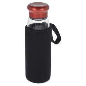 Additional Image 1 - a black bottle with a red cap