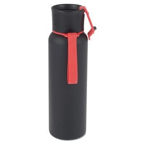 Additional Image 1 - a black and red water bottle