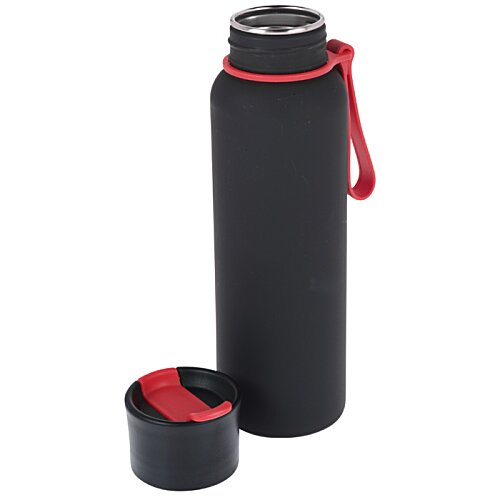 Additional Image 2 - a black and green water bottle