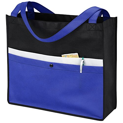 Additional Image 1 - a blue and black bag
