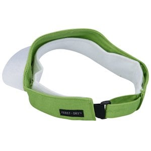 Additional Image 1 - a green visor with a black strap
