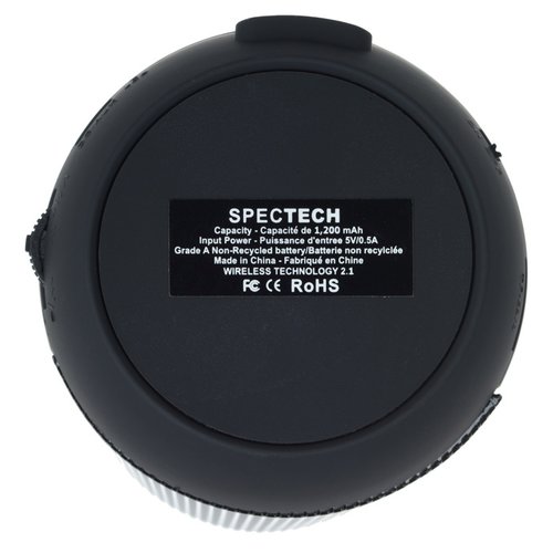 Additional Image 6 - a black round object with a white label