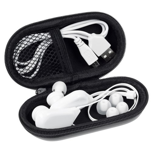 Additional Image 2 - a black case with white cables in it