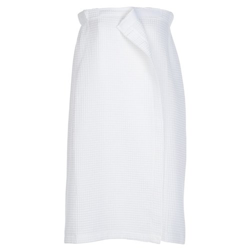 Waffle Weave Spa Wrap - White Image 1 of 2