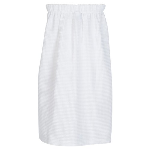 Waffle Weave Spa Wrap - White Image 2 of 2