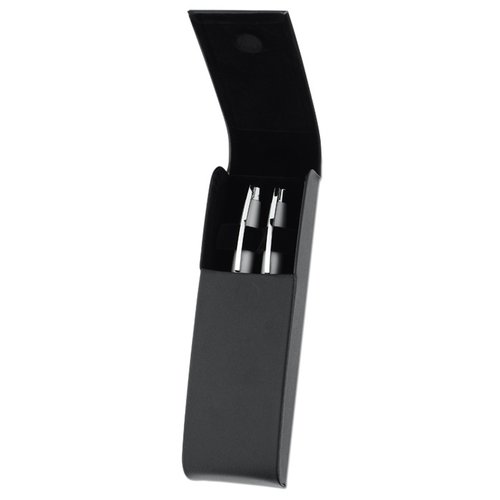 Additional Image 2 - a black and grey box with two pens