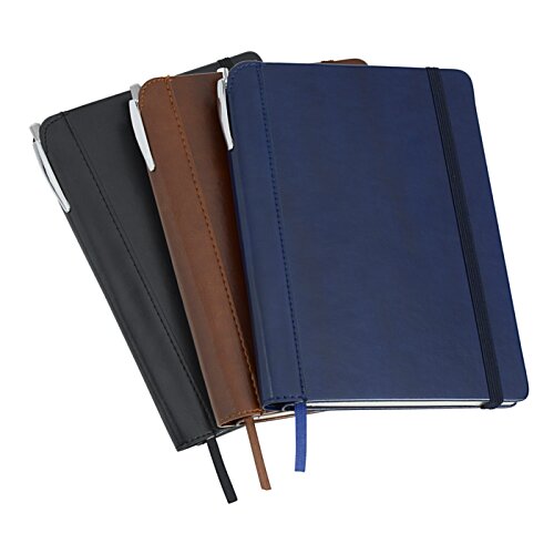 Additional Image 3 - a group of notebooks with pens