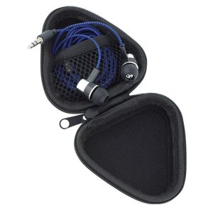 Additional Image 3 - a black case with a blue earbuds inside