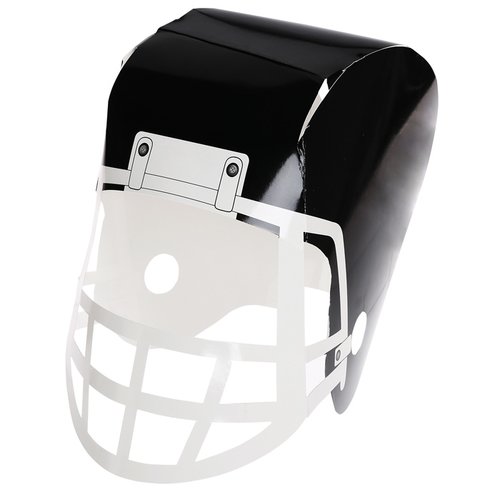 Additional Image 1 - a black and white football helmet