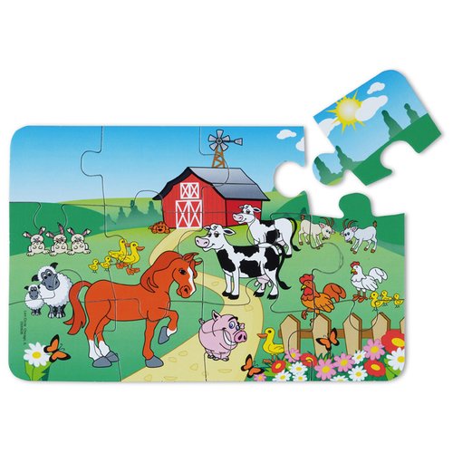 Additional Image 1 - a puzzle with a farm scene