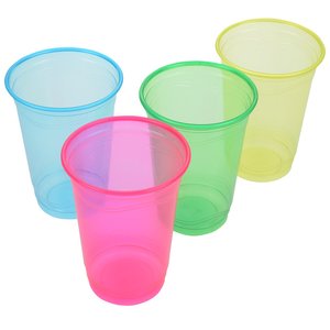 Additional Image 1 - a group of colorful plastic cups