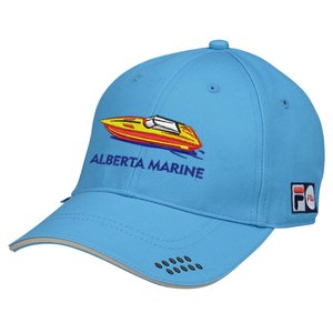 Additional Image 1 - a blue hat with a logo on it