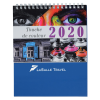 View Image 4 of 5 of Touch of Color Deluxe Desk Calendar - French