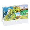 View Image 3 of 5 of Golf Courses Desk Calendar - French/English
