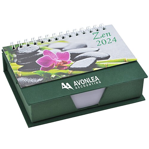 Additional Image 2 - a green and white box with a flower design on it