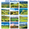View Image 2 of 2 of Beautiful Golf Courses Deluxe Appointment Calendar