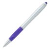 View Image 2 of 4 of Lory Stylus Twist Pen - Silver