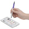 View Image 4 of 4 of Lory Stylus Twist Pen - Silver