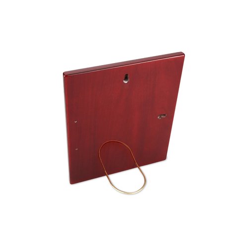 Rosewood Finished Plaque with Aluminum Plate - 10" Image 1 of 2