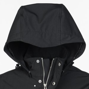Additional Image 2 - a black hooded jacket with a hood