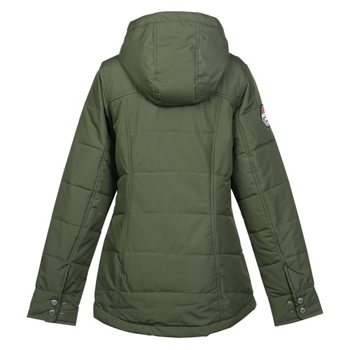 Additional Image 3 - a green jacket with a hood