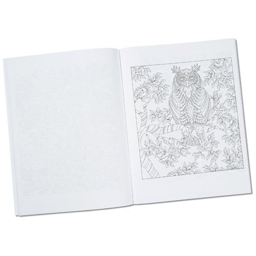 Additional Image 1 - a white open book with a black and white pattern