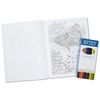 View Image 2 of 3 of Stress Relieving Adult Colouring Book & Pencils - Oceans