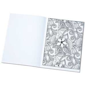 Additional Image 1 - a white square with a black and white pattern