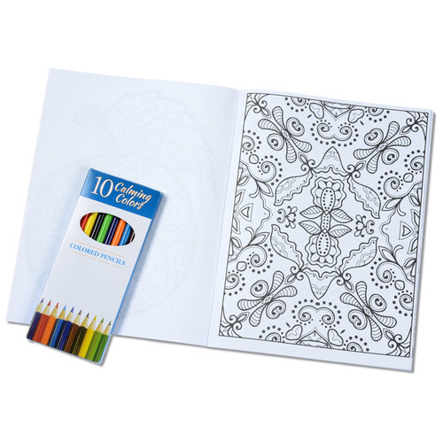 Additional Image 1 - a white paper with a blue and red crayon on it