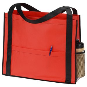 Additional Image 1 - a red bag with black straps