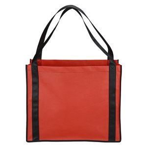 Additional Image 2 - a red bag with black straps