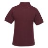 View Image 2 of 3 of Classic Combed Cotton Pique Polo with Pocket