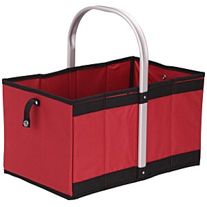 Additional Image 1 - a blue and black basket