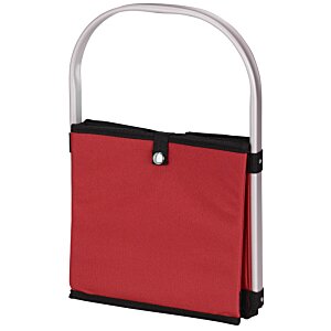 Additional Image 2 - a blue bag with a white handle