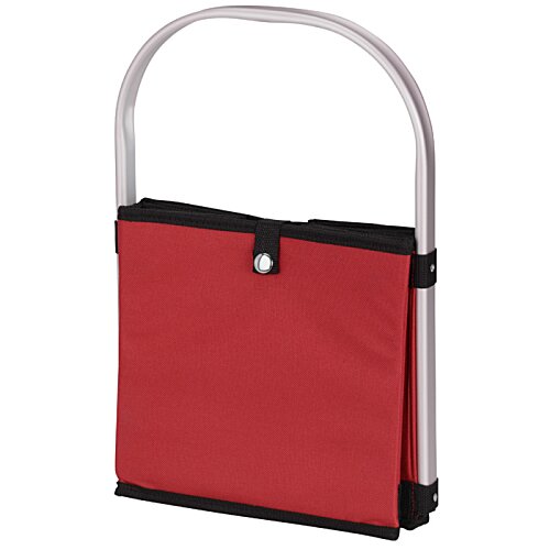 Additional Image 2 - a blue bag with a white handle