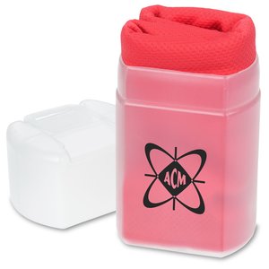 Additional Image 1 - a pink container with a red lid