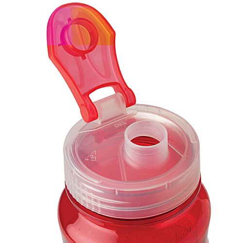 Colourful Curvy Gripper Sport Bottle - 24 oz. Image 1 of 2