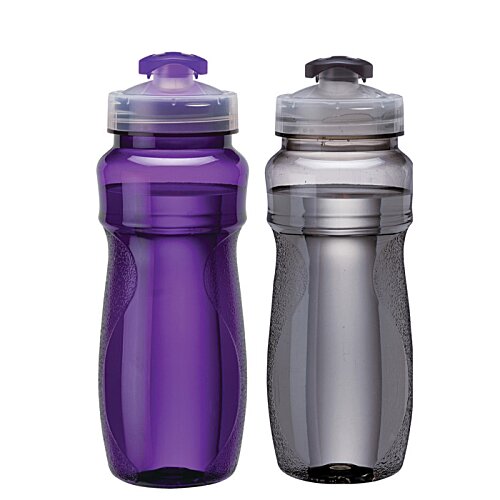 Colourful Curvy Gripper Sport Bottle - 24 oz. Image 2 of 2