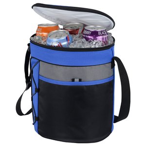 Additional Image 2 - a blue and black cooler bag