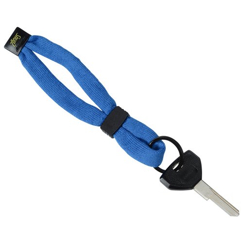 Additional Image 2 - a blue lanyard with a black round object