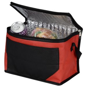 Additional Image 1 - a red and black cooler bag