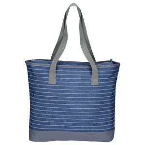 Additional Image 1 - a blue bag with a gray handle