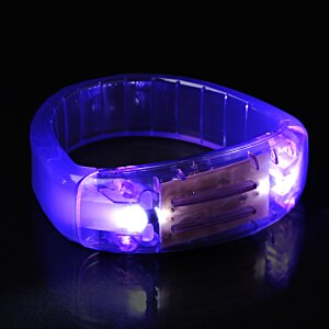 Additional Image 8 - a blue and purple light up bracelet