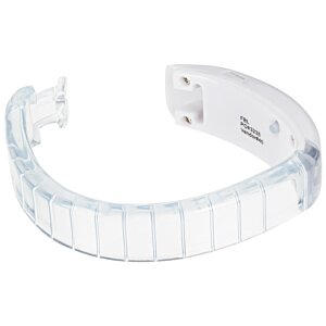 Additional Image 5 - a clear plastic bracelet with a clear plastic band