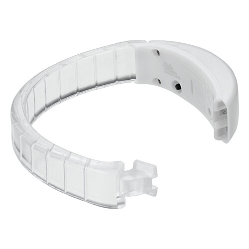 Additional Image 1 - a white bracelet with a screw