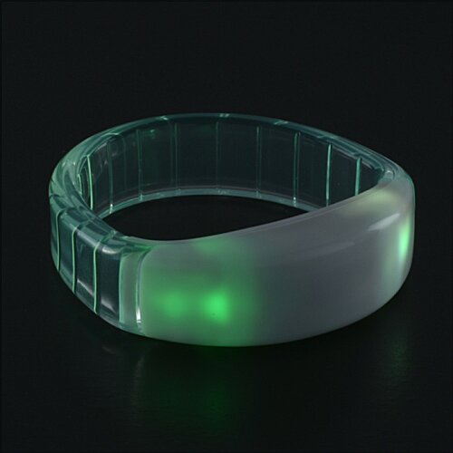 Additional Image 4 - a green and white bracelet