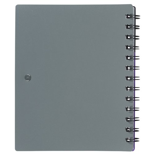 Additional Image 3 - a grey spiral bound notebook