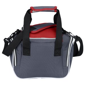 Additional Image 2 - a grey and red cooler bag